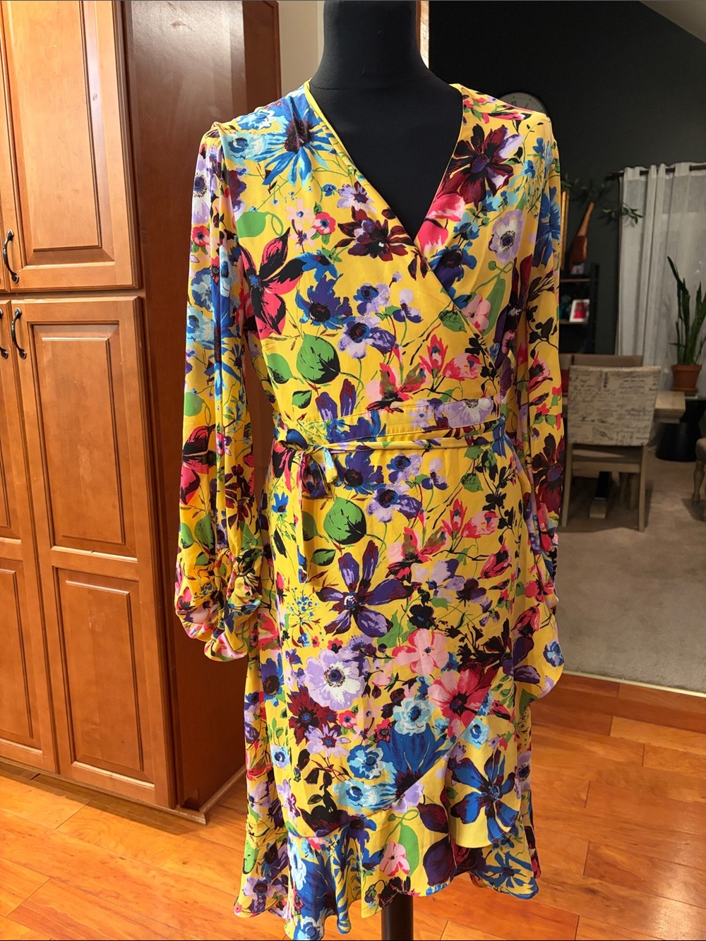 New York & Co. Flower POWER Wrap Dress